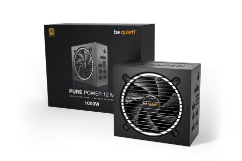 Zasilacz be quiet! PURE POWER 12 M 1000W Zasilacz be quiet! PURE POWER 12 M 1000W
