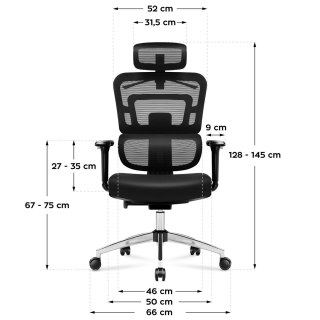 Fotel biurowy MA-Manager 4.9 Black