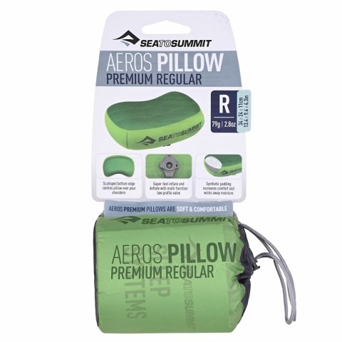Poduszka SEA TO SUMMIT Aeros Premium Regular Lime