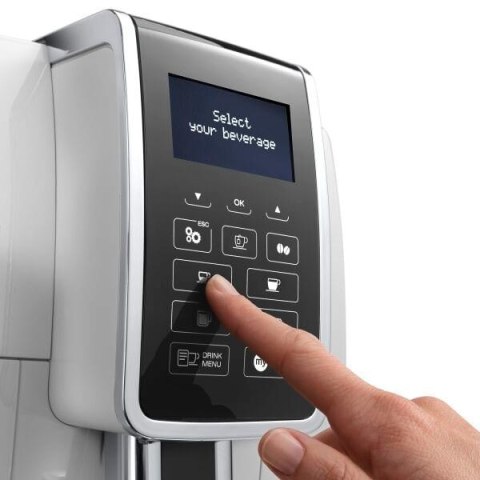 Ekspres ciśnieniowy DeLonghi ECAM 350.35.W (1450W; kolor biały) Ekspres ciśnieniowy DeLonghi ECAM 350.35.W (1450W; kolor biały)