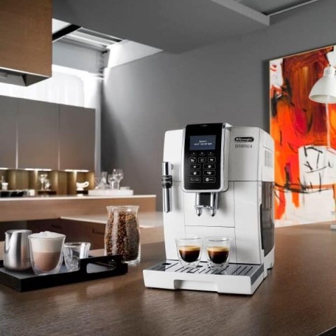 Ekspres ciśnieniowy DeLonghi ECAM 350.35.W (1450W; kolor biały) Ekspres ciśnieniowy DeLonghi ECAM 350.35.W (1450W; kolor biały)