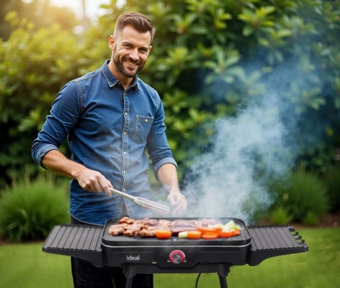 ELDOM GRILL ELEKTRYCZNY WOLNOSTOJĄCY 2W1