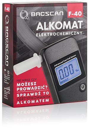 Alkomat BACSCAN F-40 (elektrochemiczny) Alkomat BACSCAN F-40 (elektrochemiczny)