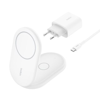 BELKIN ŁADOWARKA MAGSAFE SKŁADANA 2W1 QI2 ZASILACZ CZARNA