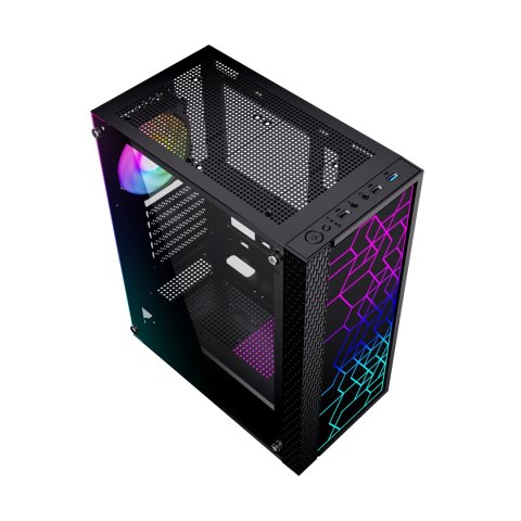 GEMBIRD OBUDOWA FORNAX 2500 MIDI-TOWER (1X USB 3.0, 2X USB 2.0, HD AUDIO, SZKLANY PANEL BOCZNY) CZARNA GEMBIRD OBUDOWA FORNAX 2500 MIDI-TOWER (1X USB 3.0, 2X USB 2.0, HD AUDIO, SZKLANY PANEL BOCZNY) CZARNA