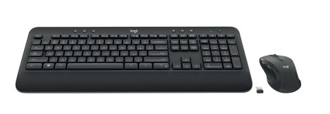 Logitech MK545 ADVANCED Wireless Keyboard and Mouse Combo klawiatura Dołączona myszka Uniwersalne USB QWERTZ Niemiecki Czarny Logitech MK545 ADVANCED Wireless Keyboard and Mouse Combo klawiatura Dołączona myszka Uniwersalne USB QWERTZ Niemiecki Czarny