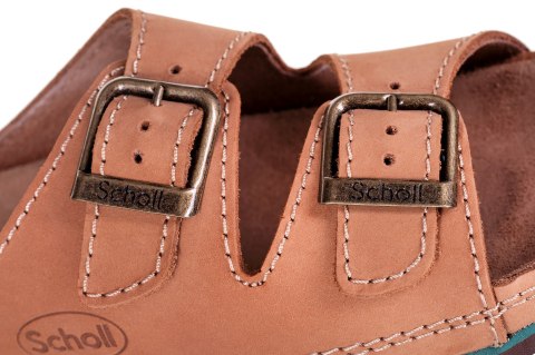 Wygodne sandały Scholl AIR BAG BACK STRAP BRĄZ 44 Wygodne sandały Scholl AIR BAG BACK STRAP BRĄZ 44