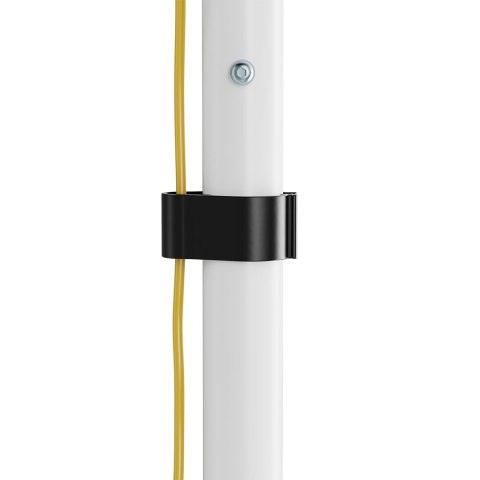 MACLEAN WÓZEK STAND PROFESJONALNY, MOBILNE STANOWISKO KOMPUTEROWE NA KÓŁKACH, MAX 17"-32", MAX 20KG MC-793 W