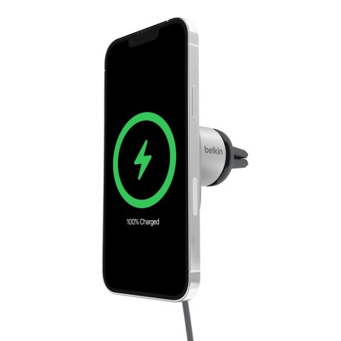 BELKIN ŁADOWARKA SAMOCHODOWA MAGSAFE QI2 15W, SZARA