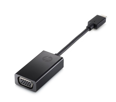 Przejściówka HP USB-C to VGA Display Adapter czarna P7Z54AA Przejściówka HP USB-C to VGA Display Adapter czarna P7Z54AA
