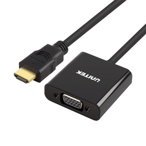 UNITEK ADAPTER HDMI TO VGA + AUDIO UNITEK ADAPTER HDMI TO VGA + AUDIO