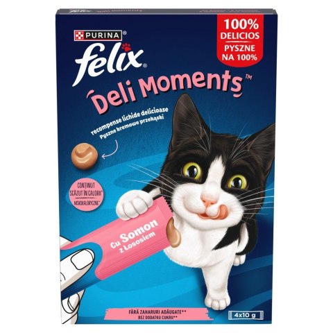 PURINA FELIX Deli Moments Salmon 4x10g PURINA FELIX Deli Moments Salmon 4x10g