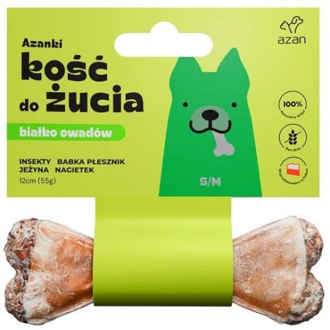 AZANKI Kość z insektami i jeżyną S/M 12cm AZANKI Kość z insektami i jeżyną S/M 12cm