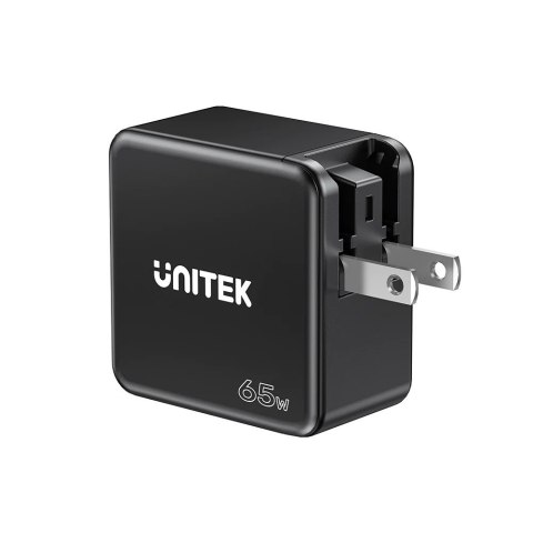 UNITEK ŁADOWARKA GAN, PD 65W 2X USB-C, USB-A UNITEK ŁADOWARKA GAN, PD 65W 2X USB-C, USB-A