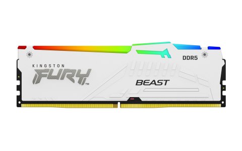 KINGSTON DDR5 32GB 6000MT/s CL30 DIMM FURY Beast White RGB XMP