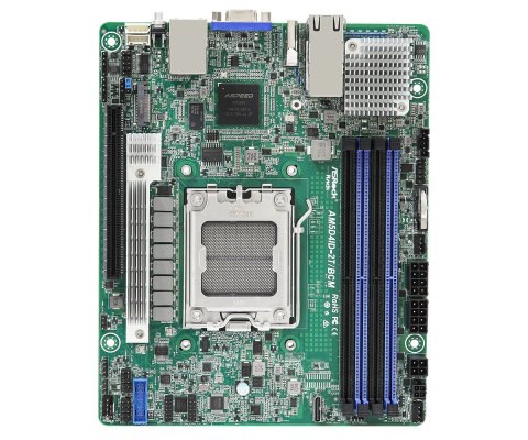 Płyta główna ASRock AM5D4ID-2T/BCM 1x AM5 AMD Ryzen 7000 X300 (4xDIMM, 1xM.2, 2x10GbE, IPMI) Płyta główna ASRock AM5D4ID-2T/BCM 1x AM5 AMD Ryzen 7000 X300 (4xDIMM, 1xM.2, 2x10GbE, IPMI)