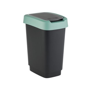 Rotho kosz na śmieci obrotowy TWIST zielony 10L