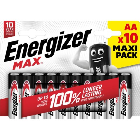 ENERGIZER BATERIE MAX AA LR6 10 SZTUK ECO ENERGIZER BATERIE MAX AA LR6 10 SZTUK ECO