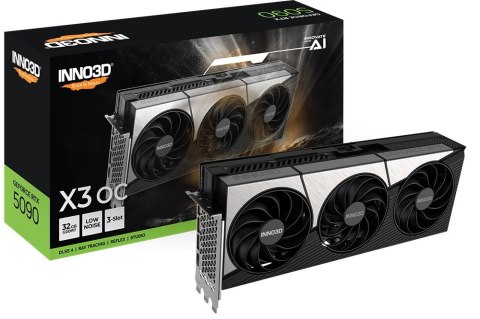 Karta graficzna INNO3D GeForce RTX 5090 X3 OC Karta graficzna INNO3D GeForce RTX 5090 X3 OC