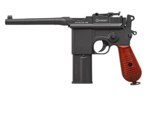 Pistolet wiatrówka RANGER M712 Broomhandle FULL AUTO BLOWBACK k.4,5BBs 19-strzał. KWC Pistolet wiatrówka RANGER M712 Broomhandle FULL AUTO BLOWBACK k.4,5BBs 19-strzał. KWC