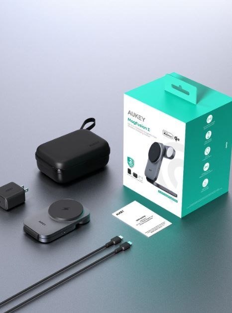 AUKEY ŁADOWARKA INDUKCYJNA 3W1, QI 2.0, 15W, IPHONE/APPLEWATCH/AIRPODS AUKEY ŁADOWARKA INDUKCYJNA 3W1, QI 2.0, 15W, IPHONE/APPLEWATCH/AIRPODS