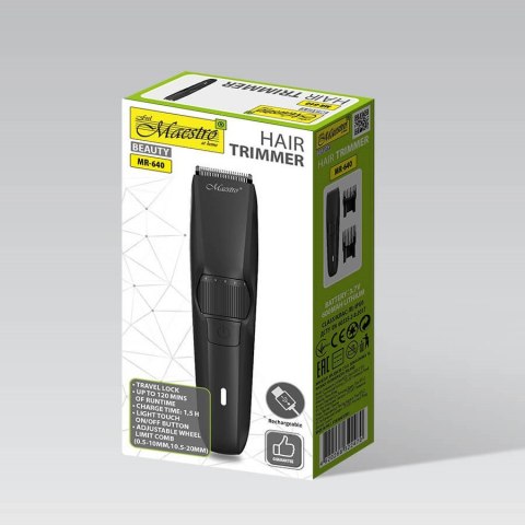Trymer do włosów USB MAESTRO MR-640 Trymer do włosów USB MAESTRO MR-640