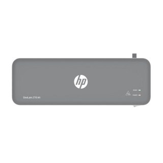 HP Laminator ONELAM 270, A4, na gorąco + 5 folii: A4/80 mic, szary