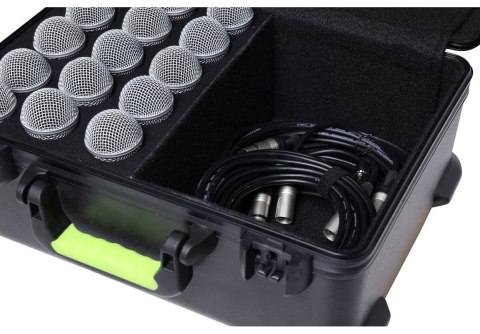 Shure SH-MICCASE15 - Plastikowa walizka z zatrzaskami na Mikrofony (15)