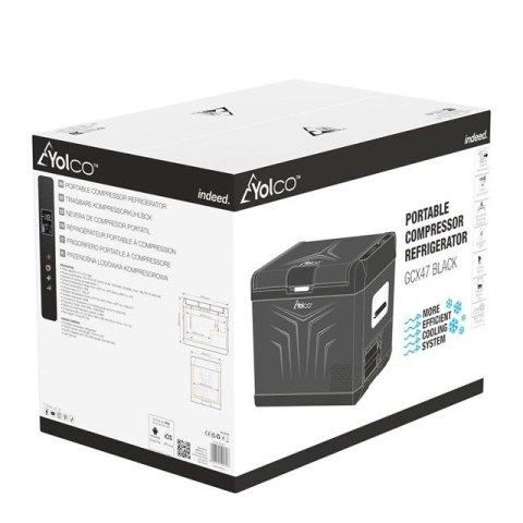 PRZENOŚNA LODÓWKA KOMPRESOROWA GCX47 BLACK PRZENOŚNA LODÓWKA KOMPRESOROWA GCX47 BLACK