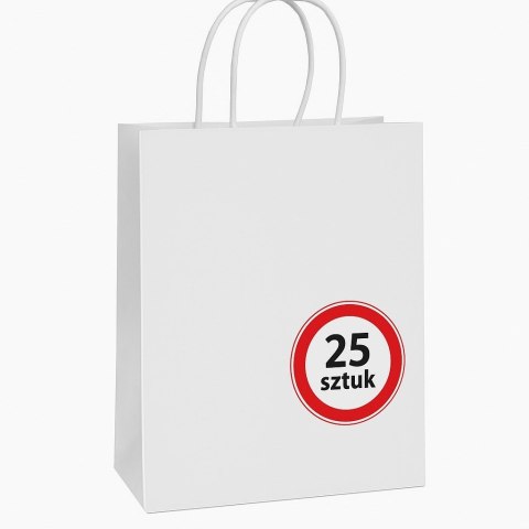 BSTech Torba Papierowa z rączką biała 210x140x270 25 szt 120 gsm BSTech Torba Papierowa z rączką biała 210x140x270 25 szt 120 gsm