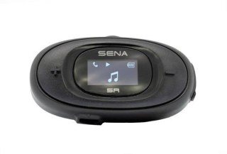 Interkom motocyklowy Sena 5R-01D 5R Bluetooth 5.1 700m z wyświetlaczem LCD i uniwersalnym zestawem mikrofonów na 2 kaski