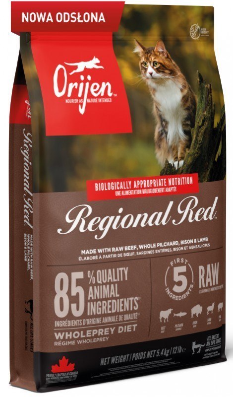 ORIJEN Regional Red Cat 5,4kg ORIJEN Regional Red Cat 5,4kg