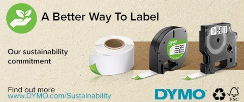 Taśma barwiąca DYMO D1 9mmx7m czarny/biały S0720680 (9 mm )