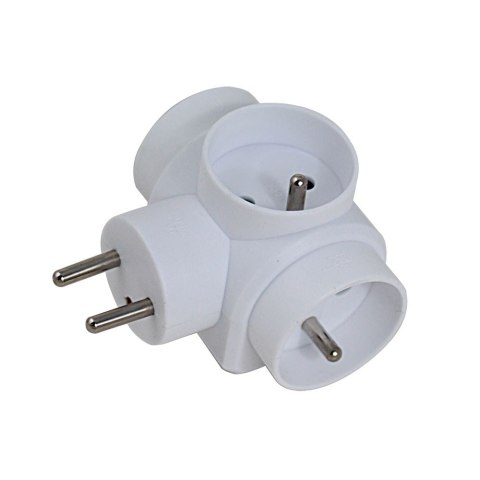 ESPERANZA ROZGAŁĘŹNIK ELEKTRYCZNY 3 GNIAZDA BIAŁY ELK302W ESPERANZA ROZGAŁĘŹNIK ELEKTRYCZNY 3 GNIAZDA BIAŁY ELK302W
