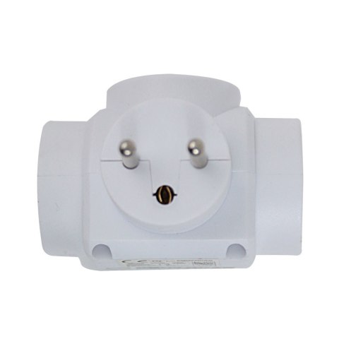 ESPERANZA ROZGAŁĘŹNIK ELEKTRYCZNY 3 GNIAZDA BIAŁY ELK302W ESPERANZA ROZGAŁĘŹNIK ELEKTRYCZNY 3 GNIAZDA BIAŁY ELK302W