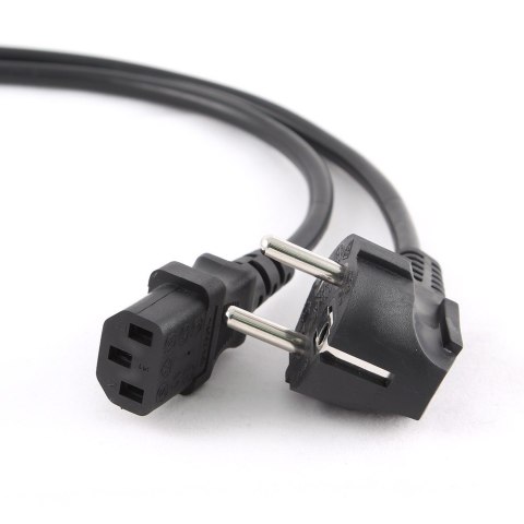 Kabel GEMBIRD PC-186-VDE (C13 / IEC C13 / IEC 320 C13 - Schuko ; 1,8m; kolor czarny) Kabel GEMBIRD PC-186-VDE (C13 / IEC C13 / IEC 320 C13 - Schuko ; 1,8m; kolor czarny)