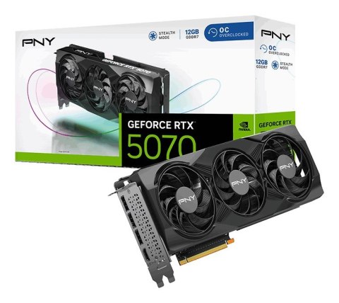 Karta graf. PNY GeForce RTX 5070 12GB OC 3-FAN
