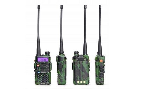 Krótkofalówka Baofeng UV-5R HTQ Camo, Radiotelefon Walkie Talkie Skaner Kamuflaż Krótkofalówka Baofeng UV-5R HTQ Camo, Radiotelefon Walkie Talkie Skaner Kamuflaż