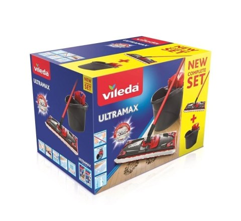 Mop i wiaderko Vileda Ultramax BOX + książka dla dzieci „Psikus złotej rybki"