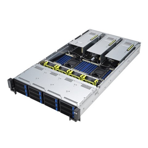 Platforma Asus Rack (2U) RS720-E11-RS12U Intel Scalable 4/5gen (12x NVMe/SATA HS, 2x M.2, 2x 10Gbe, IPMI, 1+1 2600W)
