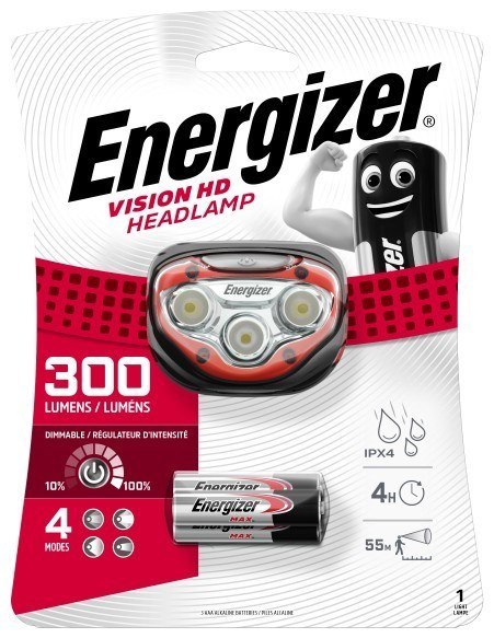 ENERGIZER LATARKA CZOŁOWA HEADLIGHT VISION HD HEADLAMP HEADLIGHT 3AAA 300 LUMENS ENERGIZER LATARKA CZOŁOWA HEADLIGHT VISION HD HEADLAMP HEADLIGHT 3AAA 300 LUMENS