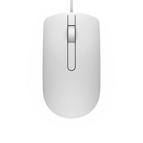 Mysz przewodowa Dell MS116 1000dpi biała Mysz przewodowa Dell MS116 1000dpi biała