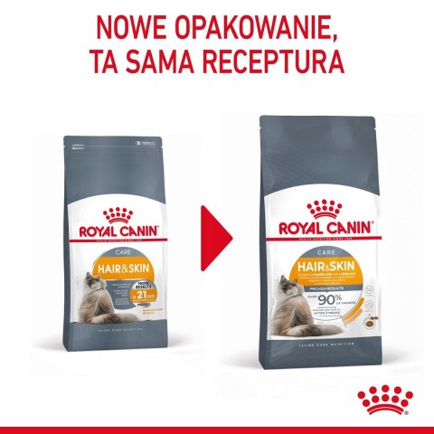 ROYAL CANIN FCN Hair&Skin Care - sucha karma dla kota dorosłego - 4kg ROYAL CANIN FCN Hair&Skin Care - sucha karma dla kota dorosłego - 4kg