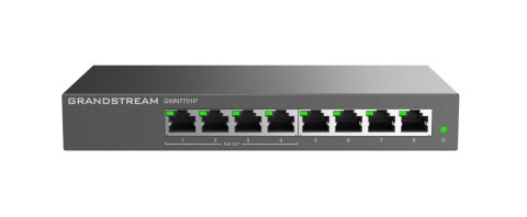 Switch Grandstream PoE GWN7701P (4x PoE do 1000Mbps; 4x do 1000Mbps) Switch Grandstream PoE GWN7701P (4x PoE do 1000Mbps; 4x do 1000Mbps)