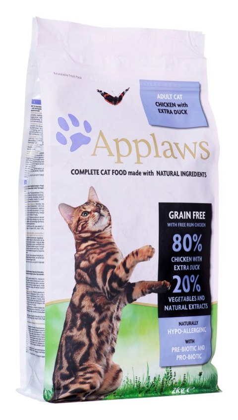 APPLAWS CAT Kurczak i Kaczka - karma dla kota z wysoką zawartością mięsa - 2kg (WYPRZEDAŻ) APPLAWS CAT Kurczak i Kaczka - karma dla kota z wysoką zawartością mięsa - 2kg (WYPRZEDAŻ)