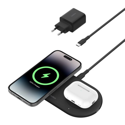 BELKIN BEZPRZEWODOWA ŁADOWARKA PODKŁADKA QI2 15W CZARNA BELKIN BEZPRZEWODOWA ŁADOWARKA PODKŁADKA QI2 15W CZARNA