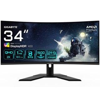 MONITOR GIGABYTE LED 34" G34WQCP 180Hz (WYPRZEDAŻ)