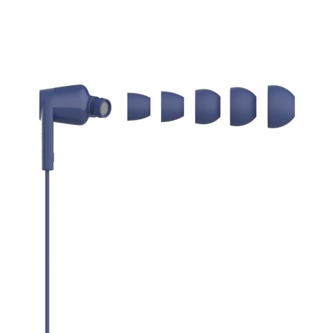 BELKIN SŁUCHAWKI PRZEWODOWE DOUSZNE USB-C, BLUE