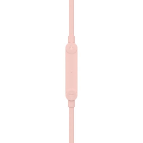 BELKIN SŁUCHAWKI PRZEWODOWE DOUSZNE USB-C, RÓŻOWE