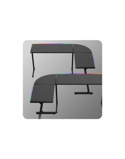 Biurko gamingowe Huzaro Hero 6.0 Black RGB Biurko gamingowe Huzaro Hero 6.0 Black RGB